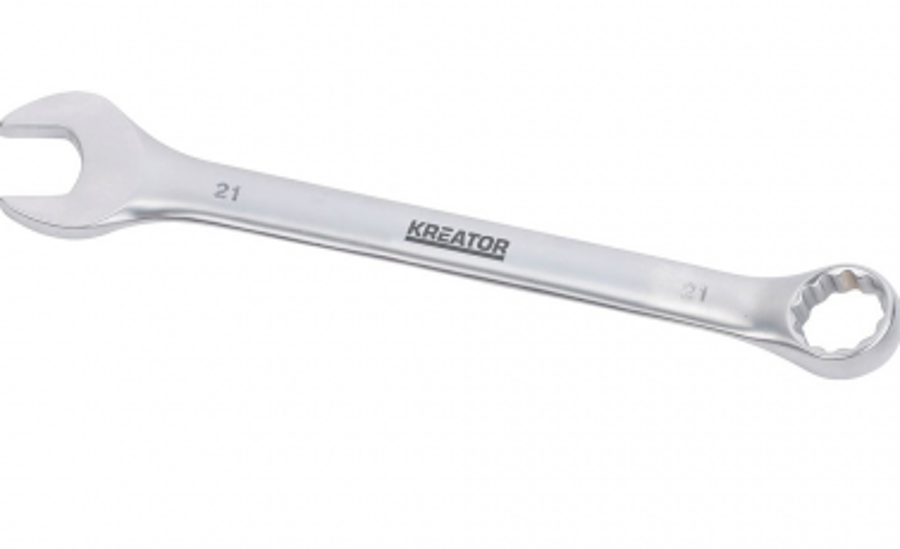 Kombinētā uzgriežņu atslēga 21mm Kreator