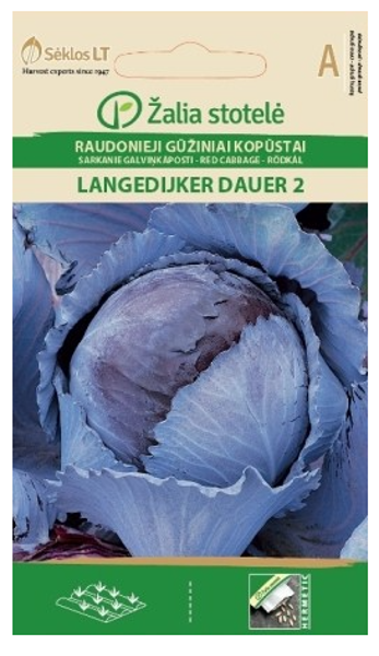 Sarkanie galviņkāposti LANGEDIJKER DAUER 1g