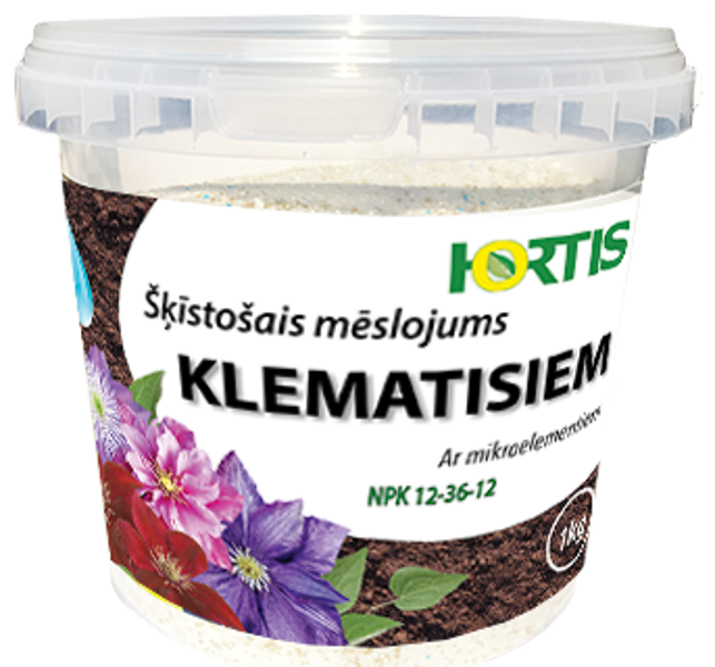 Hortis šķīstošais mēslojums Klematisiem 1kg