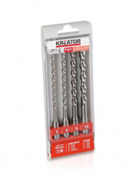 Urbju SDS komplekts betonam 5, 6, 8, 10x160mm 4gab. Kreator