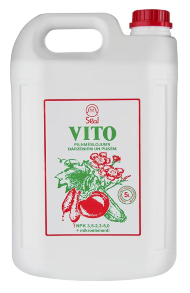 Mēslojums NPK 3.5-2.3-5.0 Vito, 5 L