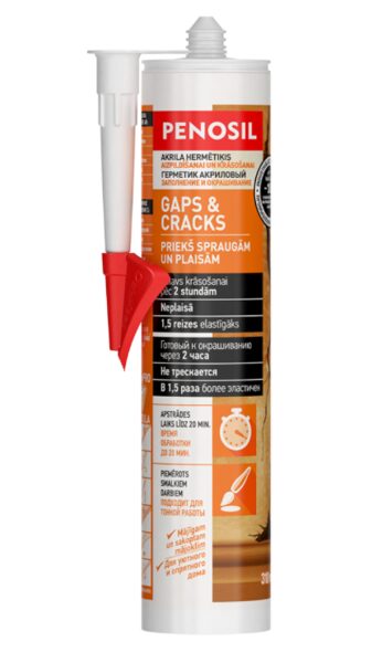 Akrila hermētiķis penosil gaps & cracks 310ml