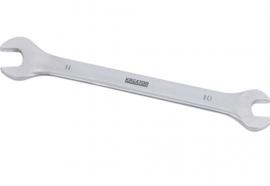 Divpusējā uzgriežņu atslēga 10x11mm Kreator