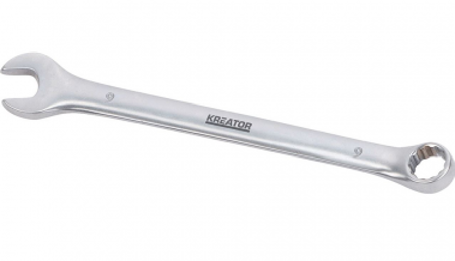 Kombinētā uzgriežņu atslēga 9mm Kreator