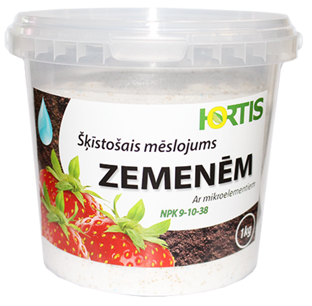 Hortis šķīstošais mēslojums zemenēm 1kg
