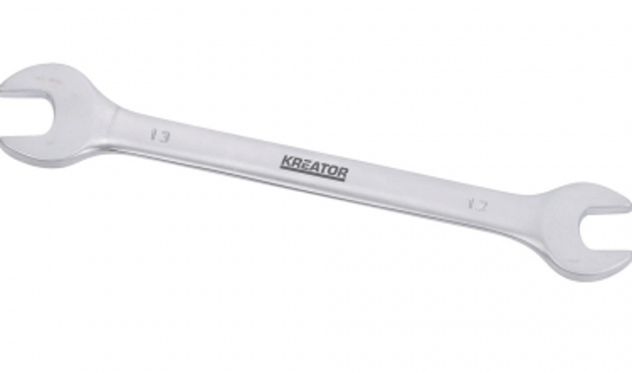 Divpusējā uzgriežņu atslēga 12x13mm Kreator
