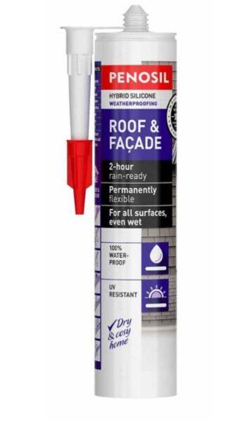 Elastīgs hibrīda hermētiķis penosil roof & facade elastic 290 ml, pelēks