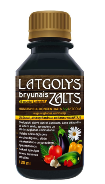 Humusvielu koncentrāts Latgolys bryunais zalts, 120 ml