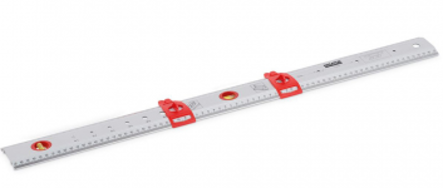 Lineāls atzīmēšanai 75cm, 2 indikatori, alumīnija Kreator