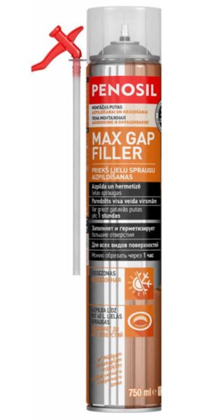 Montāžas putas penosil max gap filler 750ml