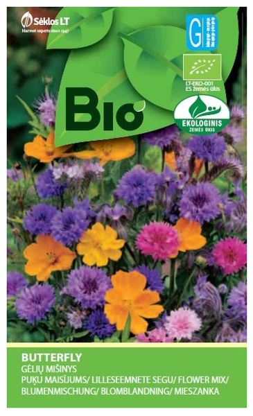 Puķu maisījums Butterfly (Bio) 1g