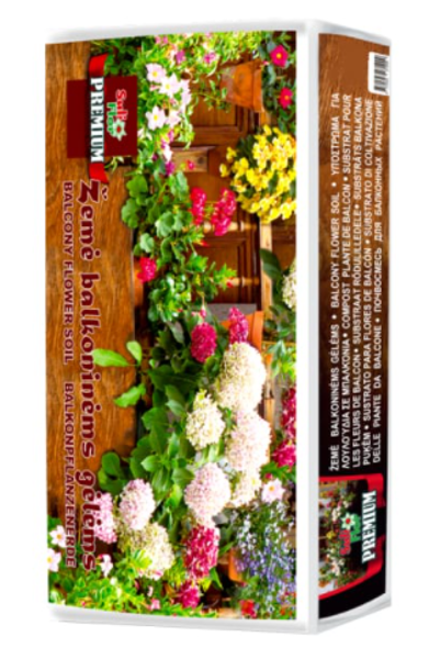 Balkona puķu zeme Suliflor, 50 L