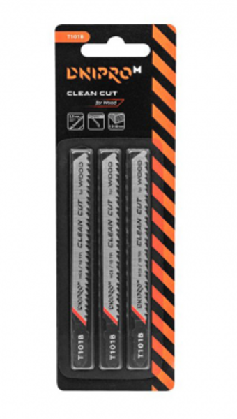 Figūrzāģa asmens T101B kokam, 100mm (3gab.) DNIPRO-M