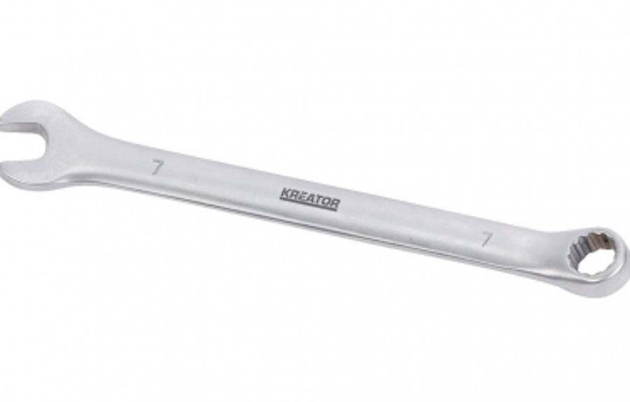 Kombinētā uzgriežņu atslēga 7mm Kreator