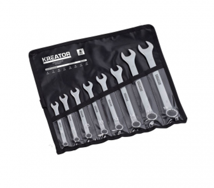Kombinēto atslēgu komplekts 8-19mm (8gab.) Kreator