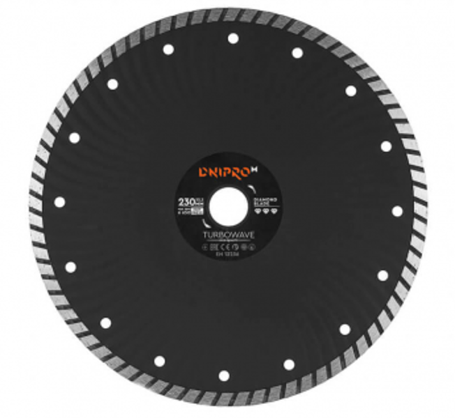 Dimanta griezējdisks 230 22.2 Turbowave 81962000 DNIPRO-M