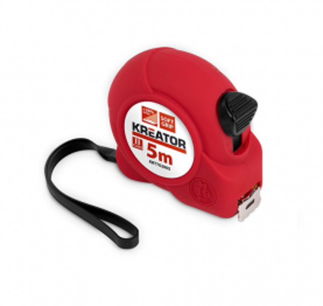 Mērlente gumijas korpusā 5mx16mm Kreator