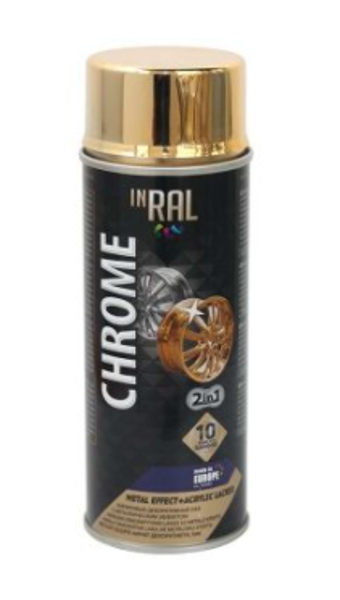 Akrila laka aerosols inral crome 400ml vara