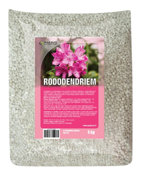 Mēslojums rododendriem, 4 kg