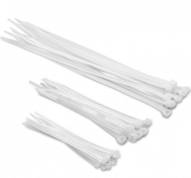 Plastmasas savilcēji balti 8x300mm (25gab.) Kreator