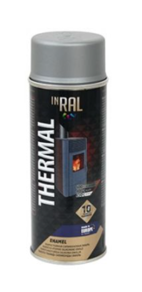 Aerosola krāsa inral thermal 400ml ral9006 alumīnija