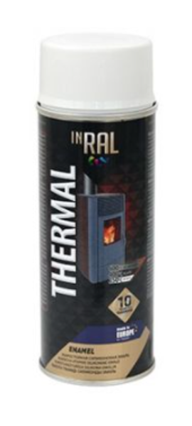 Aerosola krāsa inral thermal 400ml balta
