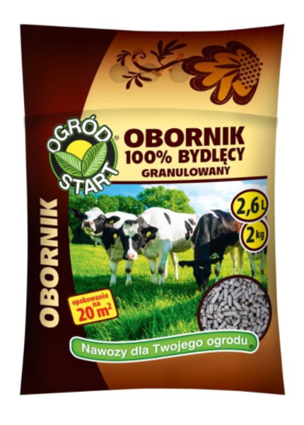 Liellopu mēsli granulēti, 2 kg