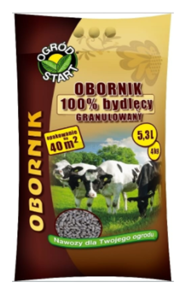 Liellopu mēsli granulēti, 4 kg