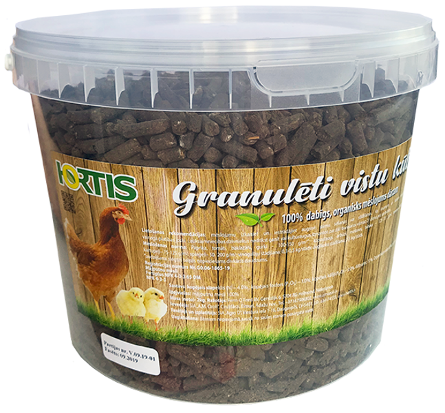 Hortis Granulēti vistu kūtsmēsli 2kg
