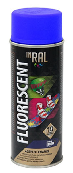 Emalja aerosols inral fluorescent 400ml zila