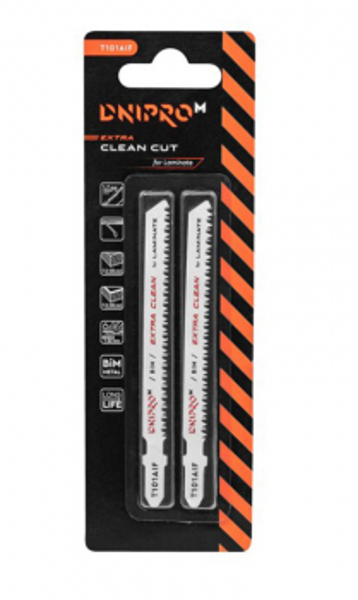 Figūrzāģa asmens T101AIF laminātam, 100mm (2gab.) DNIPRO-M