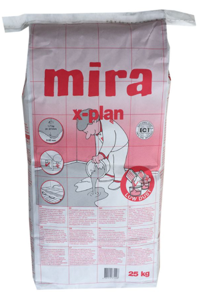 PAŠIZLĪDZINOŠS LĪDZINĀTĀJS AR ŠĶIEDRĀM MIRA X-PLAN 25KG