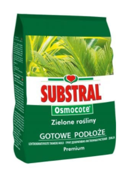 Augsne zaļajiem augiem Substral, 3 L