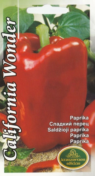  Paprika California Wonder