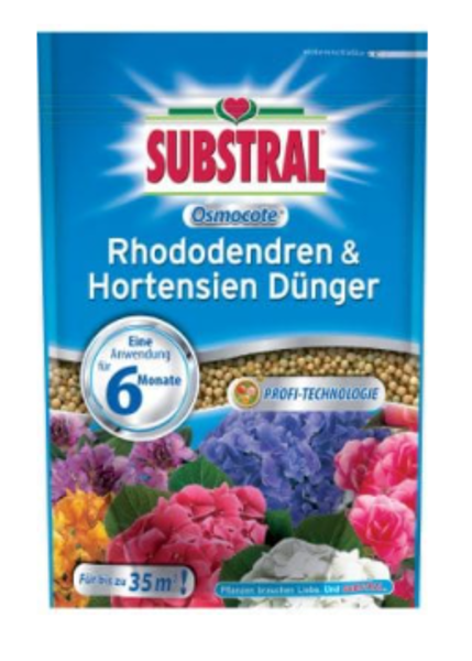Mēslojums rododendriem un hortenzijām Osmocote Substral, 750 g